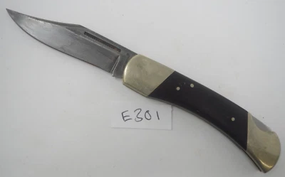 Faca de bolso vintage PARKER EUA Cutlery Co Damascus Hunter Imai Edwards - Imagem 1 de 4