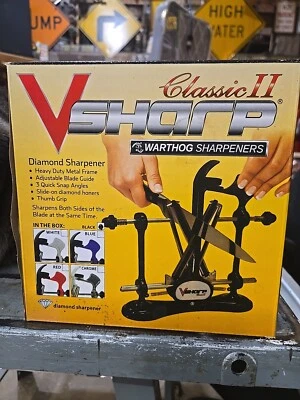 Negro Clásico || Afilador Vsharp Worthog.Nuevo Caja Abierta.. - Imagen 1 de 4