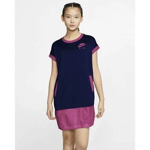 Nike Air Youth Kids' (Girls') Short-Sleeve Dress CU2458-492 Size XS - Picture 1 of 9