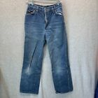 Vintage HIS Jeans Womens Size 12 Blue 26 W x 26 L Cotton 70s Disco Denim Ladies
