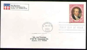 US. 3856. 37c. Clark.  Lewiss  and Clark Expedition 200th Anniv.. MO FDC. 2004  - Picture 1 of 1