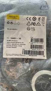Jabra GN HSC017 14401-10 Evolve 40 Stereo HS ohne HS Kopfhörer - Afbeelding 1 van 3
