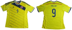 Adidas Colombia 2014 World Cup Home Jersey  Radamel Falcao # 9 - XL ✅ - Picture 1 of 19
