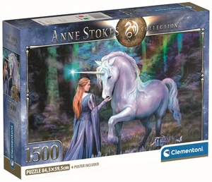 New Clementoni Jigsaw Puzzle 1500 Pieces 12+ 31735 Bluebell Wood Anne Stokes - Picture 1 of 2