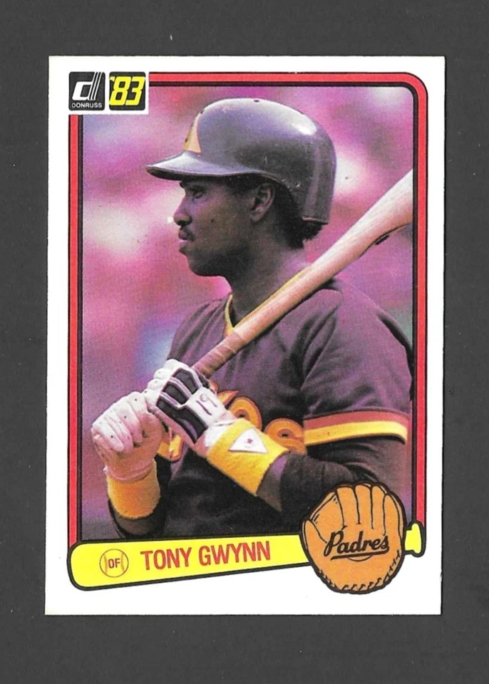 1983 DONRUSS SET-BREAK NO 598 ТОНИ ГВИНН (RC) САН-ДИЕГО ПАДРЕС ДЕБЮТАНТ HOF ПОЧТИ КАК НОВЫЙ - Изображение 1 из 2