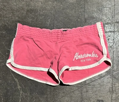 Y2K Abercrombie And Fitch Rosa Botín Pantalones Calientes Gimnasio Dormir Juniors Grandes Foto 1 de 4