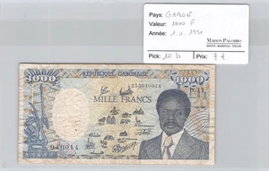 GABON - 1000 FRANCS - 1.1.1991 - N°253040014 - Imagen 1 de 2