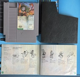 Battle of Olympus Nintendo NES Authentic Game Cartridge, Sleeve & Manual -Tested