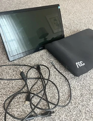 AOC E1659FWU 15.6 inch Widescreen LED Monitor - Minor Blemishes On Screen - Image 1 of 4