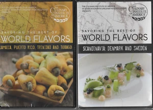 CIA Best of World Flavors DENMARK SWEDEN JAMAICA PR TRINIDAD TOBAGO, 2 DVDs NEW - Foto 1 di 2