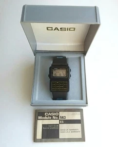 CASIO Data Bank DBC-60 Calculator Telememo Mod. 563 Japan Made 80's - Fullset - Foto 1 di 12