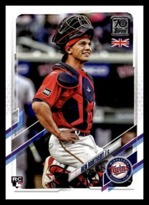 2021 Topps UK Edition Ben Rortvedt  Rookie 180 Minnesota Twins - Image 1 of 2