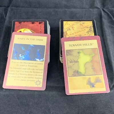 Lord of the Rings Trilogy Risk Game Replacement Complete Cards - Image 1 of 3