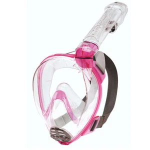 Maschera Full Mask Cressi Sub Baron Trasp/Rosa XS per Ragazzi - Imagen 1 de 3