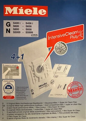 Original Miele GN Filter Bags S400 S600 S800 S5000 Etc - New - Image 1 of 3