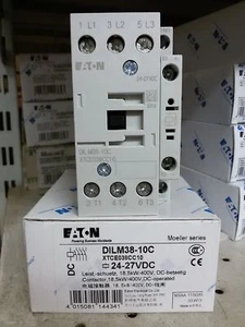 1 pieza para contactor Moeller DILM38-10C RDC24 en caja, 24-27VDC nuevo - Imagen 1 de 1