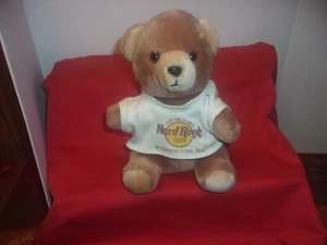 HARD ROCK CAFE WASHINGTON DC PLUSH BEAR - Picture 1 of 2