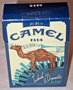 Camel Blue Empty Cigarette Pack ~ 1940s ~ Vintage Rare