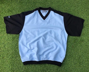 Ping Collection V Neck Short Sleeved Windproof Golf Top Sweater Size S Sky Blue - Picture 1 of 10