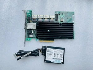 LSI MegaRAID MR SAS 9280-16i4e PCIe RAID Controller Card +BBU Battery - Picture 1 of 7