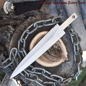 Ashen Edge Custom Forged ATS-34 Steel Blank Blade D2 Tool Steel Hunter Unique - Picture 1 of 1