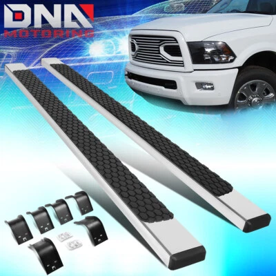 Estriberas cromadas para Dodge Ram 2009-2022 doble cabina 5" escalón lateral Nerf Bar Foto 1 de 4