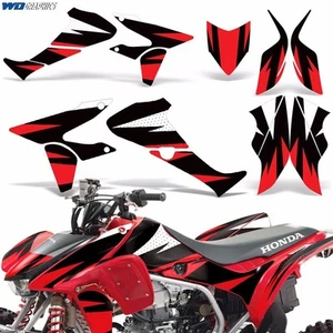 Decal Graphic Kit Honda TRX450R  ATV Quad Decal Sticker Wrap 04-16 - Picture 1 of 2