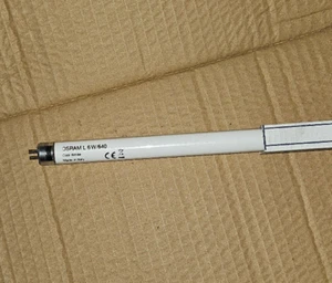 Osram L 6W/640 Leuchtstoffröhre – Kaltweißes Licht, G5 Sockel, 212 mm Länge - Bild 1 von 4