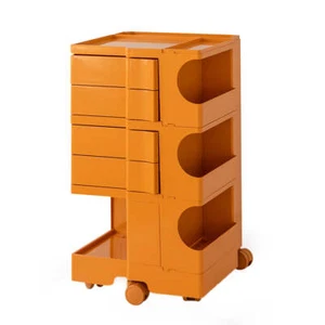 NNEDSZ Bedside Table Side Tables Nightstand Organizer Replica Boby Trolley 5Tier - Picture 1 of 10