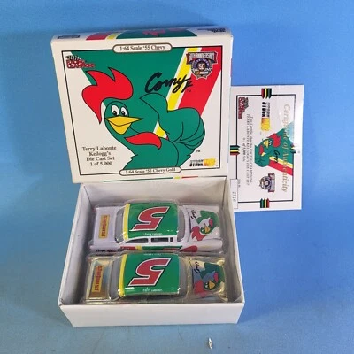 Juego de autos Chevy Gold 1998 Racing Champions Terry Labonte Kellogg's 1955/5000 1:64 Foto 1 de 3