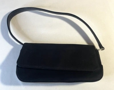 Mini monedero de gamuza sintética 9X4X2 de colección Liz Claiborne Y2K 1990 Foto 1 de 4
