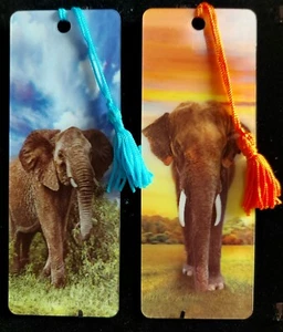 1 x 3D Elephant Tassel Bookmark - Bild 1 von 5