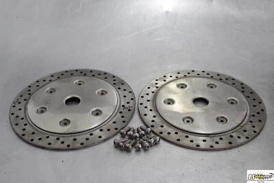 Yamaha Road Star Xv1600a Xv1600 2003 rotores de freno delantero izquierdo derecho anillo de discos 03 Foto 1 de 4