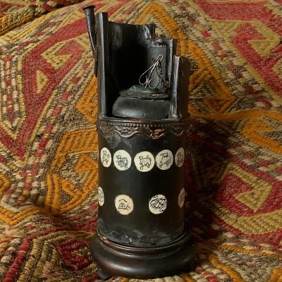 Pipa de agua arte para fumar tabaco Nargile nueva tradicional China zodiaco animal madera Foto 1 de 4