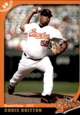 2007 Bluefield Orioles 50th Anniversary Grandstand #9 Chris Britton Hollywood FL