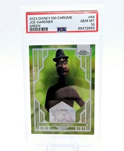 2023 Disney Topps Chrome Joe Gardner #64 Soul Green 83/99 PSA 10 Pop 4 - Picture 1 of 4