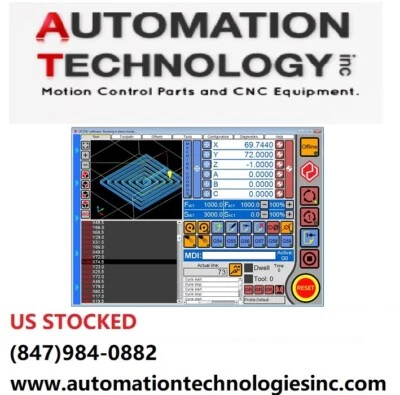 AUTOMATION TECHNOLOGY UCCNC Control Software License-Up to 6-axis CNC Machine Control Must Provide S.N
