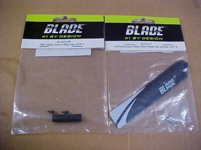 BLADE BLH3510 (HI-PERF MAIN ROTOR BLADES) & BLH3514 (MAIN BLADE GRIPS): mCP X - Image 1 of 2