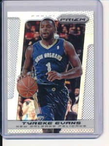 TYREKE EVANS 2013-14 PANINI PRIZM HOLO SILVER PRIZMS REFRACTOR #109