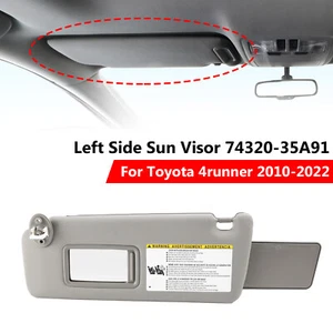 Sun Visor Left Driver Side 74320-35A91 Gray For Toyota 4runner 2010-2021 2022 ZE - Picture 1 of 18
