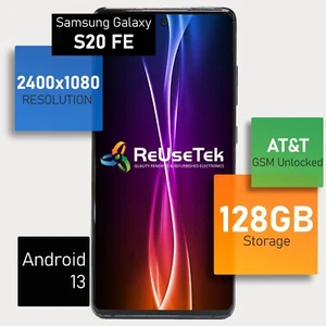 Samsung Galaxy S20 FE 5G | 6.1" | FHD π| 128GB | AT&T GSM Unlocked | Very Good - Afbeelding 1 van 14