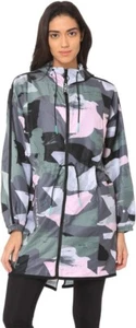 Puma Chase Hooded Parka AOP Iron Gate Womens UK 12 Water Resistant Jacket 576934 - Picture 1 of 21