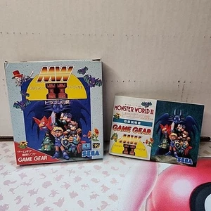 Monster World II - Sega Game Gear Japan - Manual And Box Only - Picture 1 of 6