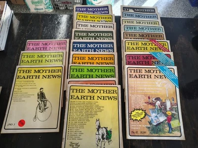 The Mother Earth News Vintage Lot (20)Volumes from 1970's - Image 1 of 4