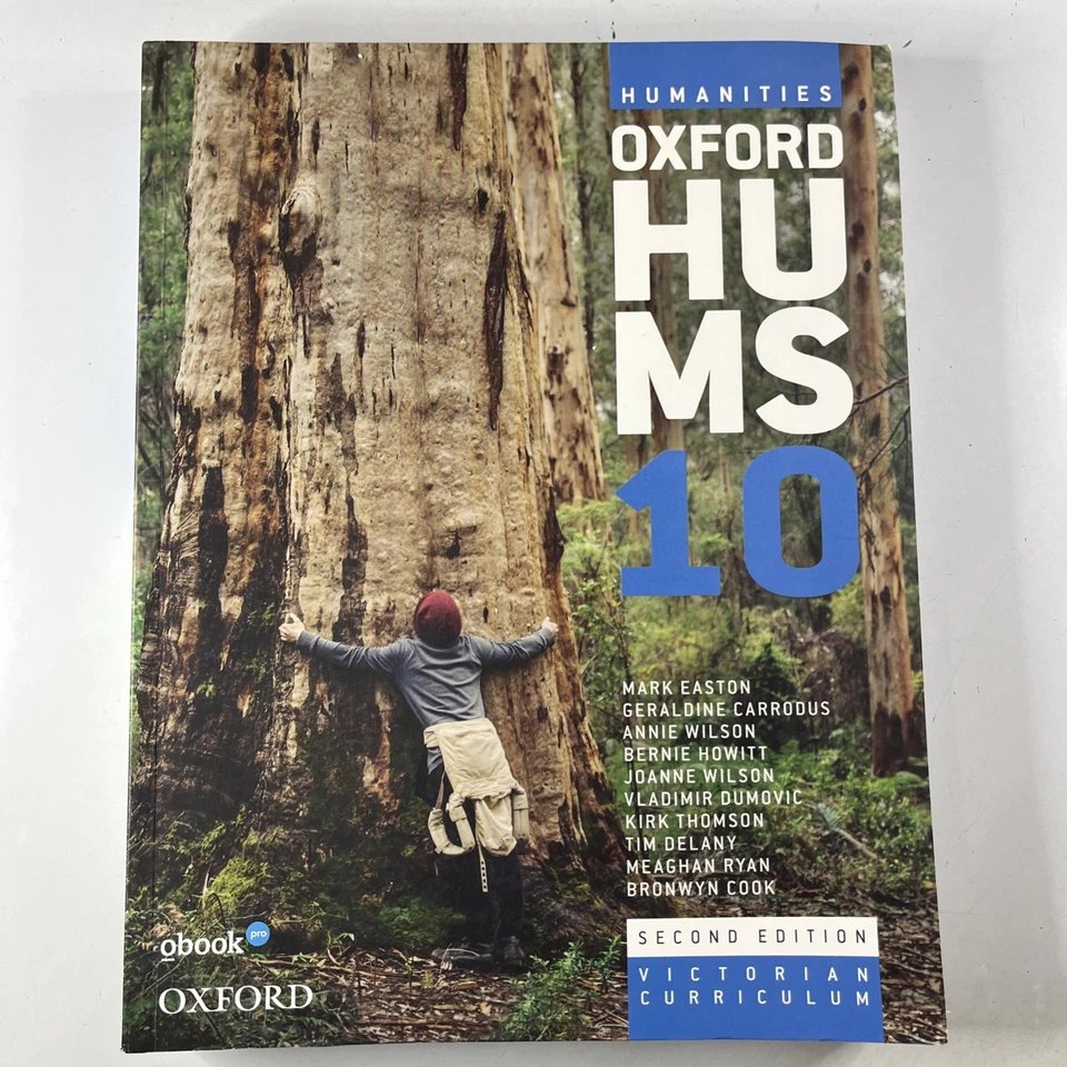 Oxford HUMS 10 Humanities Victorian Curriculum Second 2nd Edition Mark Easton - Image 1 of 4