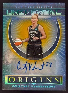 2023-24 Panini Origins WNBA Universal Gold #UA-CVS Courtney Vandersloot Auto/10 - Imagen 1 de 2