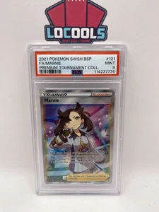 2021 Pokemon Full Art Marnie Premium Collection Promo SWSH121 - PSA 9 MINT - Bild 1 von 2