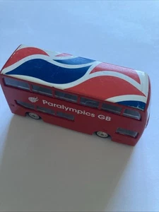 CORGI DOUDLE DECKER TEAM GB/PARALYMPICS GB BUS,2012,ROT,SELTEN,siehe Bilder. - Bild 1 von 7