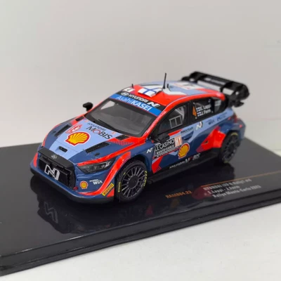IXO 1:43 Scale Hyundai i20 N #4 WRC1 Rally Monte Carlo 2023 E.Lappi/J.Ferm - Image 1 of 4