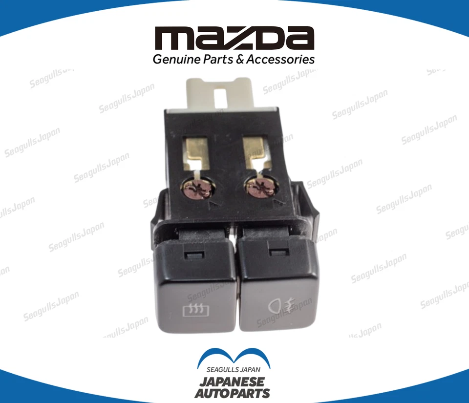 MAZDA OEM GENUINE Heated Rear Window Fog Light Switch MX-5 mk1 Eunos N021-V7-237 - Image 1 of 1